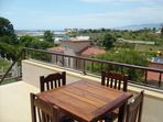 terrace with sea-and mountain view